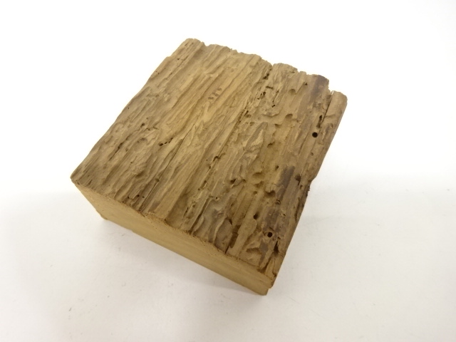  福岡木洞造　古材　香合